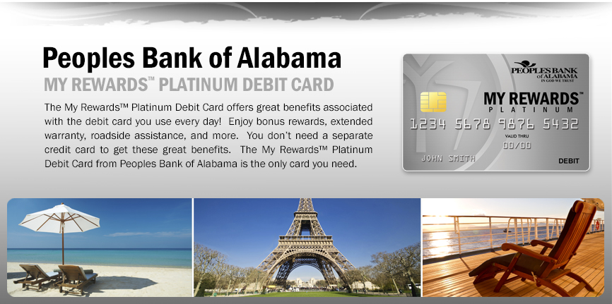 My Rewards™ Platinum Debit Card